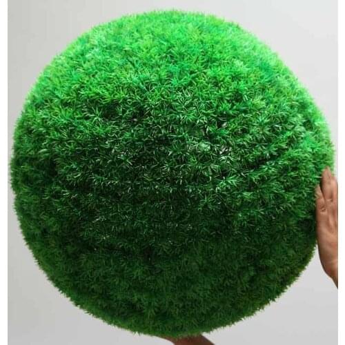 Artificial plants plant big bouquet grass ball decoration flower home hangings green round