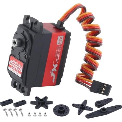 JX Servo PDI-HV5911MG 11KG High Precision Metal Gear High Voltage Digital Coreless Standard Servo for RC Car