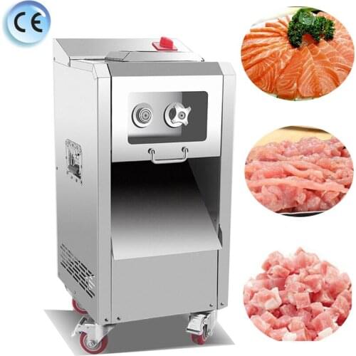 Commercial Meat Slicer High Power Stainless Steel Large Vertical Pork slicer Meat Cutting Machine