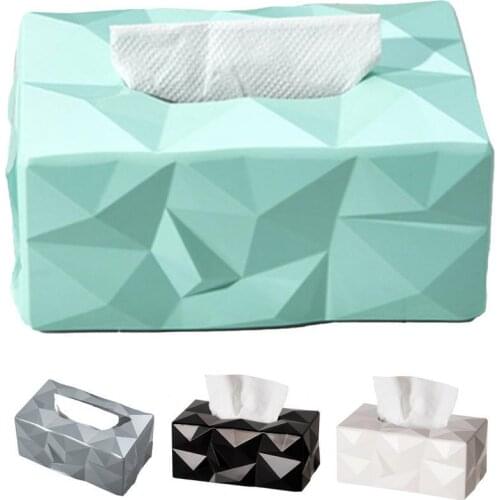 Tissue box pumping box melamine hotel home living room creative coffee table desktop storage box