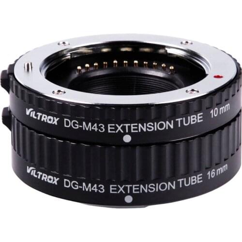 Viltrox AF Macro Extension Tube Metal Mount Rings Auto Focus for Micro 4/3 M4/3 MFT DG-M43 for Olympus E-P1 E-P2 Panasonic Lens