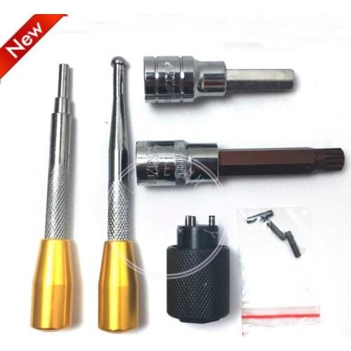 Diesel fuel common rail injector disassemble tools set for denso