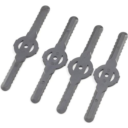2021 New 5pcs Plastic Lawn Mower Blade Grass Trimmer Head Replacement Garden Supply Tool