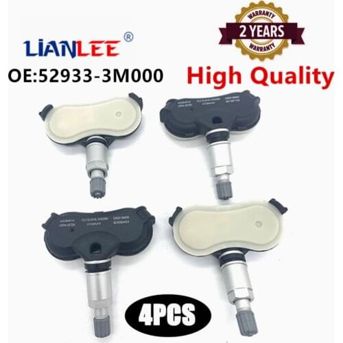 New 4Pcs TPMS For Hyundai Electrical Tire Pressure Monitor Sensor Components 529333m000 52933-3M000 For ix35 Rio Sportage Mohave