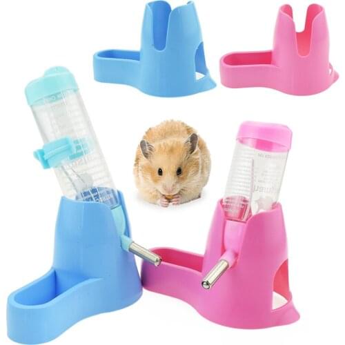 New Cute Hot Selling Pet Drinking Fountains plastic Automatic Water Drinking Bowl For Hamster Pet Water Dispenser Hamster Drinke