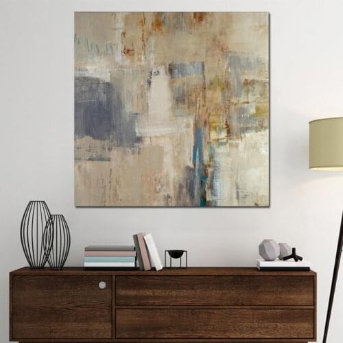 New Arrival 100% Handpainted No Framed Hand Painted Oil Painting On Canvas Square Modern Decoration Home Decoration Painting