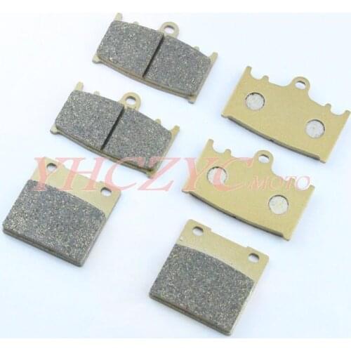 For SUZUKI GSXR600 97-03 GSXR750 00-03 motorcycle front and rear brake pads set