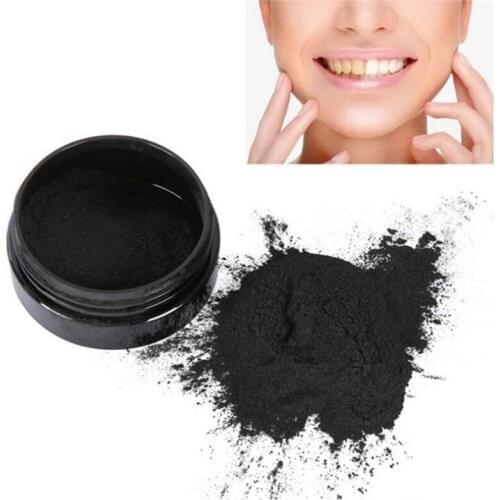 Oral Hygiene Cleaning Natural Bamboo Charcoal Teeth Whitening Powder Set Strong Formula Whiten Tooth Powder with Toothbrush
