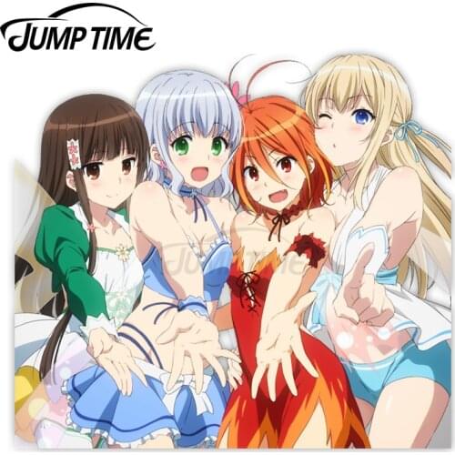 Jump Time Amagi Brilliant Park Kobori, Muse, Salama, Sylphy 11.8 Anime Sexy Girl Vinyl Decal Window Car stickers
