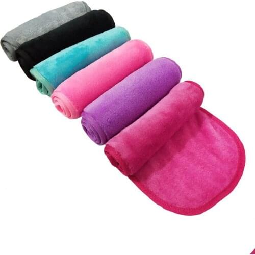 1pc Reusable Makeup Remover Facial Makeup Removal Towel Microfiber Cloth Pads Wipe Face Cleaner Face Care Cleansing Tool