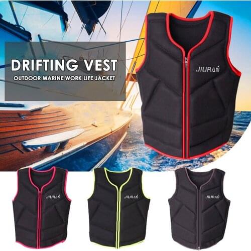 Fishing Life Jacket Fishing Vest Outdoor Buoyancy Swimming Adult Neoprene Canoeing Sea Detachable Sailing Kayak Floating Jacket
