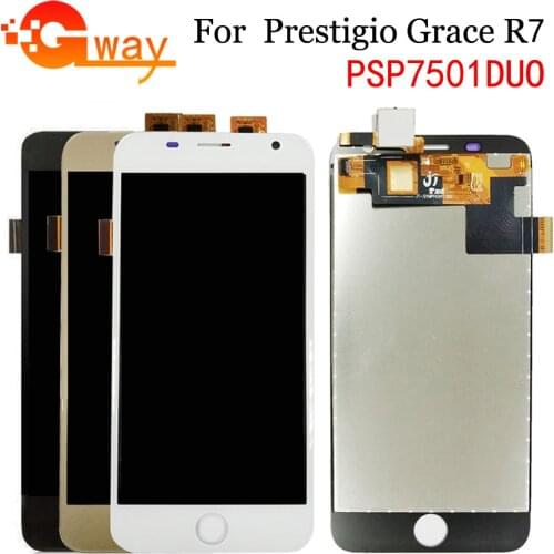 For Prestigio Grace R7 PSP7501DUO LCD Display Touch Screen Digitizer Assembly For Prestigio PSP 7501 duo lcd for PSP7501 lcd
