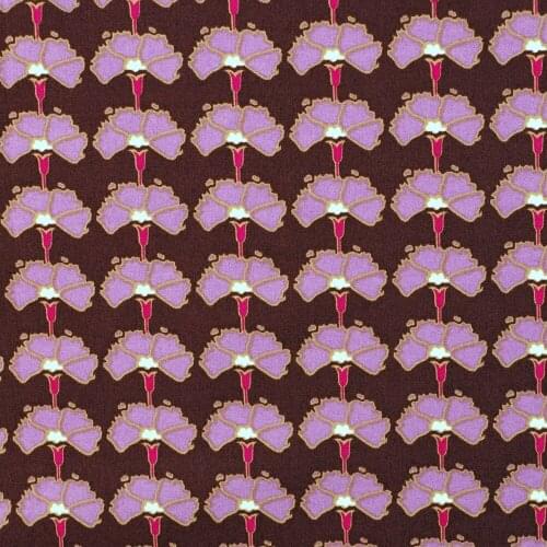 1 yard Cotton Woven Fabric - Fan-shaped flower (width=145cm)