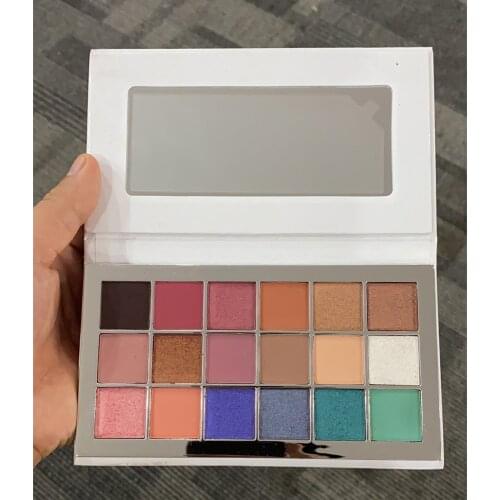 20 piece Private Label 18 Color Eyeshadow Palette Highly Pigmented Eye Shadow Cosmetics With Your logo