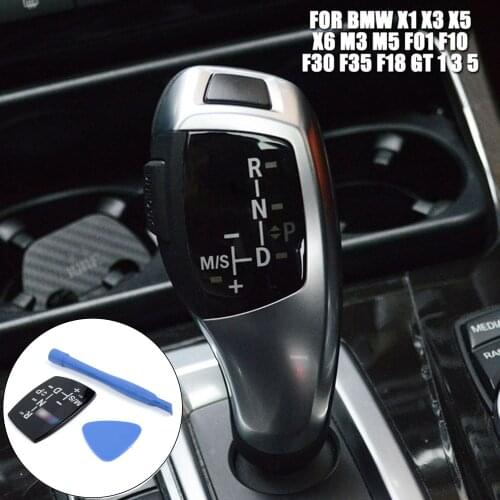Car Trucks Gear Shift Knob Panel Sticker Cover Parts Set For BMW X1/X3/X5/X6/M3 Interior Accessories Trim Decoration