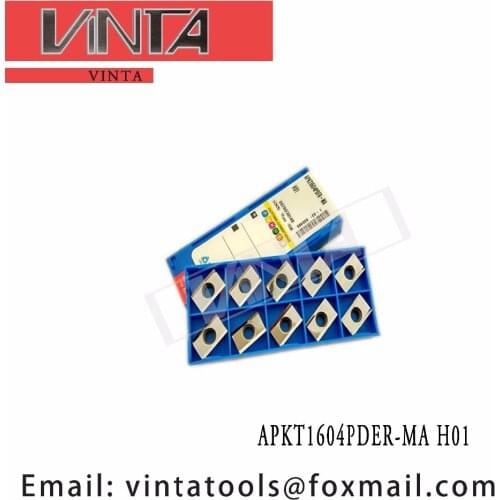 Free shipping high quality APKT1604PDER-MA H01 cnc carbide milling inserts