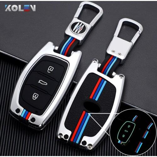 Zinc alloy Car Key Case Cover Shell Fob For Hyundai IX25 IX35 I20 I30 I40 hb20 Santa Fe Sonata Elantra Creta Solaris Accessories