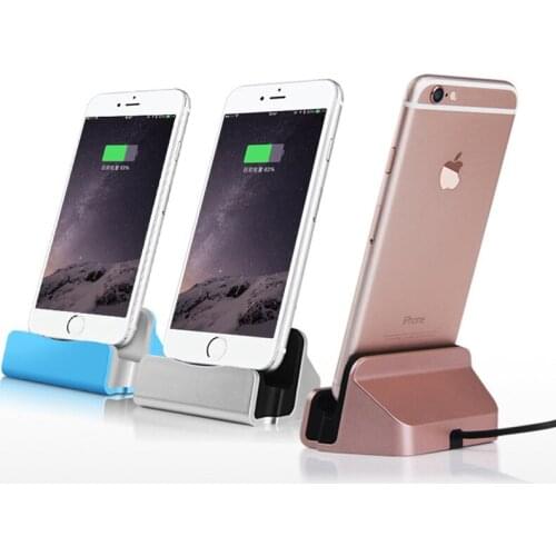 DanYee Fast Desktop Charging for iPhone/Type-C/Micro USB Cable Sync Cradle Charger Base For iPhone X XS Max XR