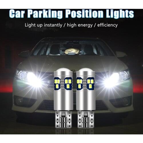 For Ford Fiesta Focus 2 3 Mondeo MK2 MK3 MK4 Fusion Kuga Fusion F150 F250 F350 F450 2x W5W T10 LED Car Clearance Width Bulbs