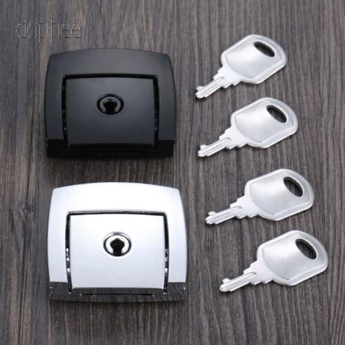 Dophee 1pc Lock Stainless Steel Cabinet Boxes Hasp LED Light Trunk Accessory Locks For Industry Hardware