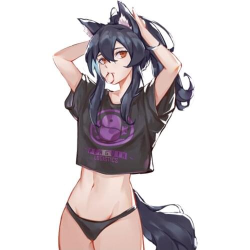 RuleMylife sexy anime girl car stickers automobile goods external parts for auto accessories