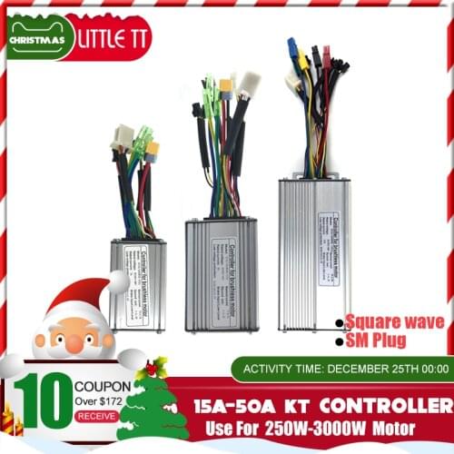 Electric Bike Controller 36V 250W 350W 48V 500W 750W 1000W 1500W Brushless 6 9 12 18 Mosfet KT Controller for Ebike Accessorice