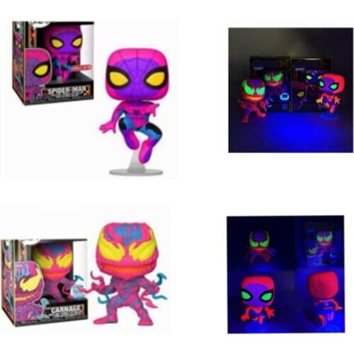 Funko MARVEL Spider-Man 652# Carnage 678# Vinyl Dolls Action Figure Collection Limited Edition Model Toys for Children Gift