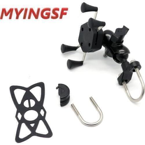 Mobile Phone Holder USB Charger For Triumph Speed Triple/R Scrambler Tiger 800/XC 1050 1200 Motorcycle GPS Navigation Bracket