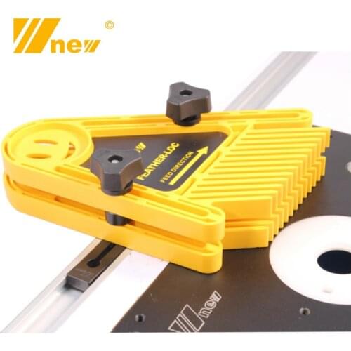 Multi-purpose Feather Loc Board Set Double Featherboards Miter Gauge Slot Woodworking Saw Table DIY Safety Tools