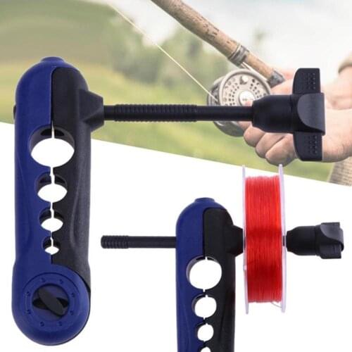 Portable Fishing Line Winder Reel Spool Adjustable Spinning Baitcasting Reels Spooler for Various Rod Bobbin Reel Winder