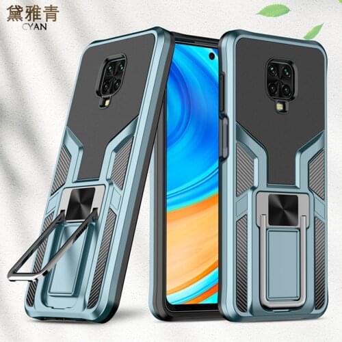 Redmi Note 9S 9 S Armor Shockproof Case for Xiaomi Redmi Note 9 Pro Max Luxury Case Redmi Note 9 Pro 9S Bumper Stand Back Cover