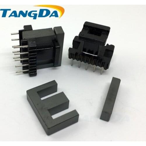 Tangda EI22 Bobbin Soft Ferrite core+skeleton Transformer EI Bobbin High frequency Power 5+5P 10pin PC40 10P ertical sewing AG