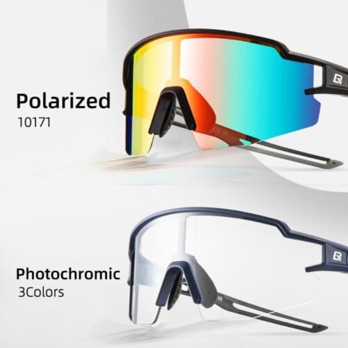 ROCKBROS Photochromic Cycling Glasses Polarized Built-in Myopia Frame Sports Sunglasses Men Women Glasses Cycling Eyewear Goggle