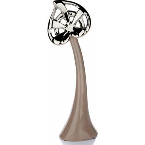 Modern White & Begie Light Brown Flower Accessory Ase-109 trinket baratija حلية орнаментальный