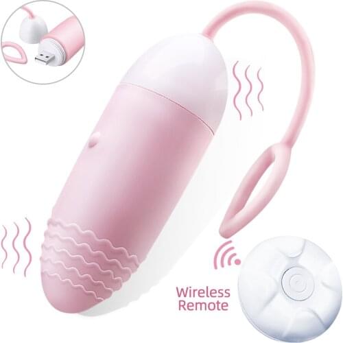 Kegel Exerciser 10cm Wireless Jump Egg Vibrator Egg Remote Control Body Massager for Women Adult Sex Toy Sex Product lover games