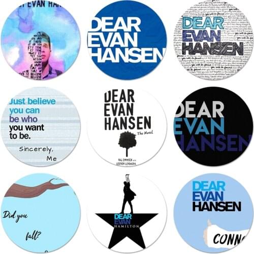 Dear Evan Hansen Badge Brooch Pin Accessories For Clothes Backpack Decoration gift 58mm