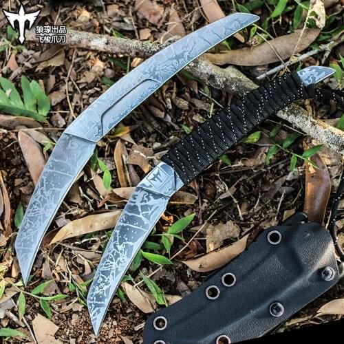 Voltron Shuttle one steel claw knife tactical saber outdoor sharp outdoor straight knife hiking camping portable knife