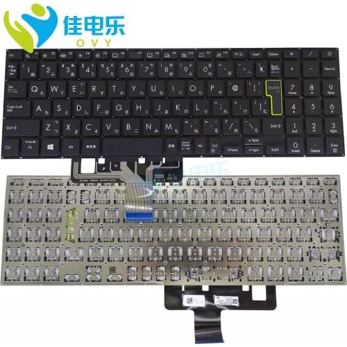 OVY JP Replacement keyboards for ASUS Vivobook 15 S15 S533 2020 black notebook PC keyboard 0KNB0-5123JP00 NSK-W43PU 0J new work