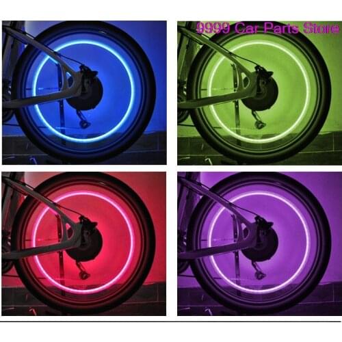 Top Quality 1 Pair Motor Cycling Bike Tyre Tire Valve Waterproof LED Car Bicycle Wheel Lights