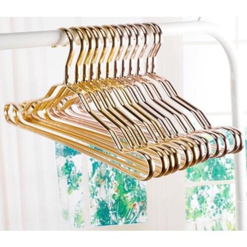1Pcs Metal Clothes Rack Aluminium Alloy Hangers Anti-slip Seamless Drying Rack Wardrobe Hanger Space Saver Coat Organizer Rack