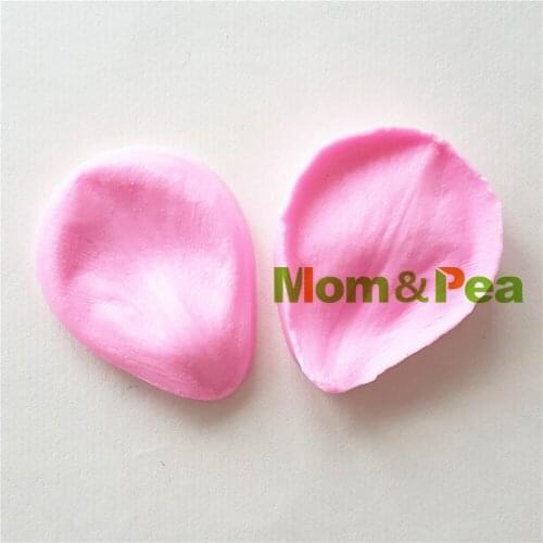 Mom&Pea 1269 Free Shipping Petal Silicone Mold Cake Decoration Fondant Cake 3D Mold Food Grade