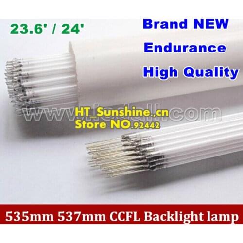15PCS Free Shipping 535MM*2.4mm 537mm*2.4mm for 23.6inch 24inch TV lamp backlight CCFL lamp backlight tube
