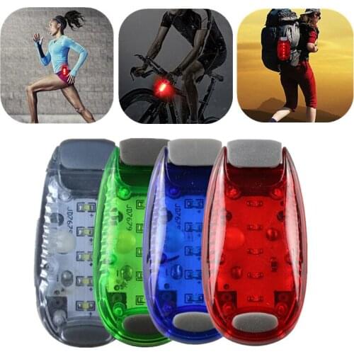 5 LED Clip On Bike Helmet Light Portable Backpack Light Clip Lamp Outdoor Night Running Cycling Jogging Safety Warning Light