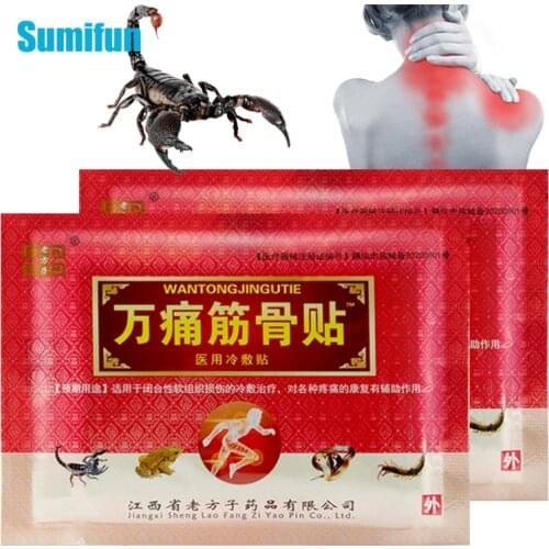 8Pcs Pain Relief Patch Arthritis Plaster Rheumatism Body Joint Muscle Aches Therapy Chinese Herbal Medical Plaster Health Care