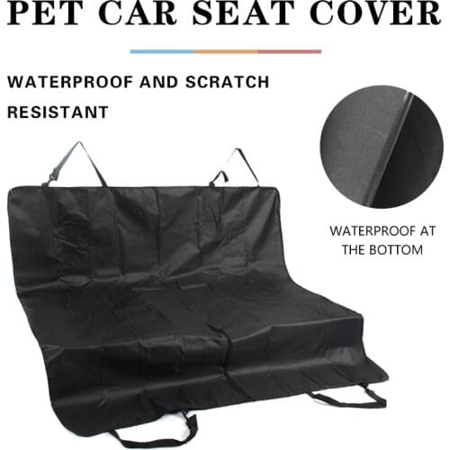 Dog Car Seat Cover 100% Waterproof Pet Dog Travel Mat Hammock For Small Medium Large Dogs Travel Car Rear Back Seat Safety Pad