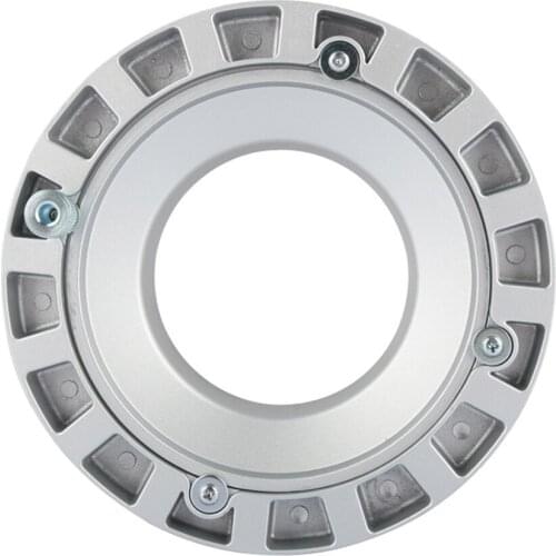 Bowens Mount Speed Ring Adapter Studio Accessory for LED Flash Light Compatible with Godox NiceFoto Jinbei