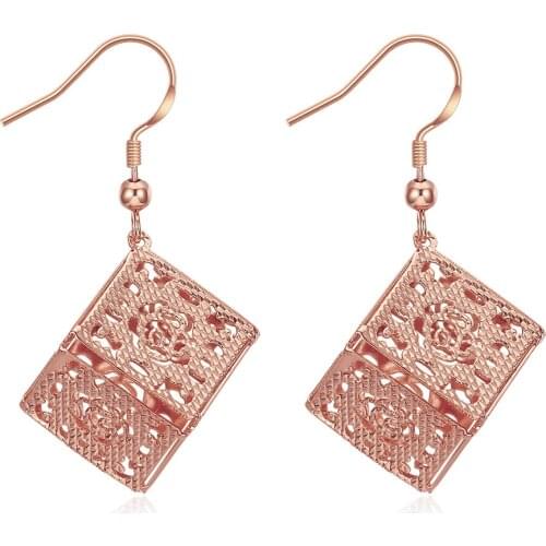New Arrival Gold Color Earrings for Women Jewellery Supplier Classic jewelry Hyperbole Design New Design