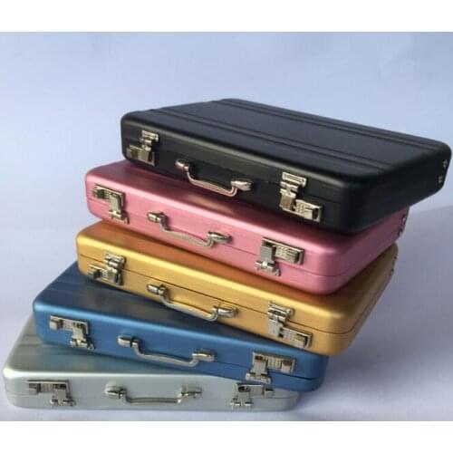 Wholesale Suitcase type Business Card Box Name Card Case visiting card storage Cardcase Business Gifts