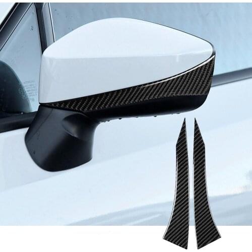 Real Carbon fiber Side Rearview Mirror Strip Cover For Subaru BRZ forToyota 86 2013-2020
