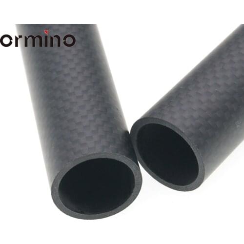 Ormino 2PCS 30mm 3K Carbon Fiber Tube Quadcopter Hexacopter Frame arm Landing Gear Rc Drone kit Multicopter Diy 30mmX27mm tube